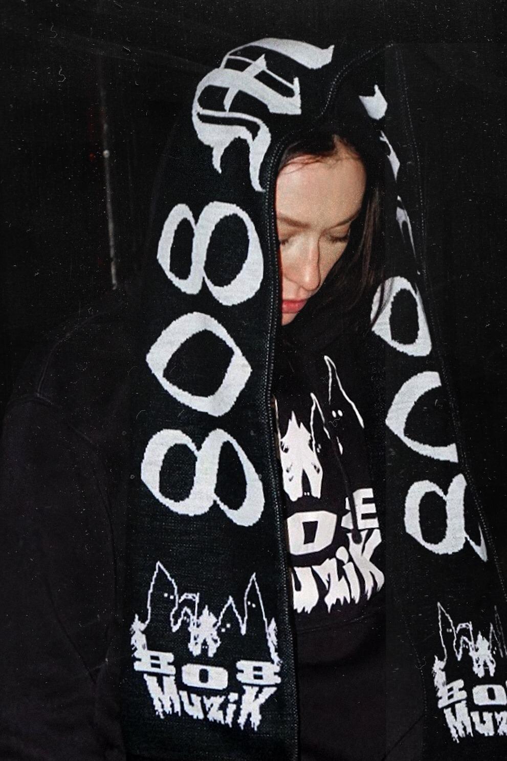 Bild von 808 MUZIK - SCHAL [schwarz/weiß]