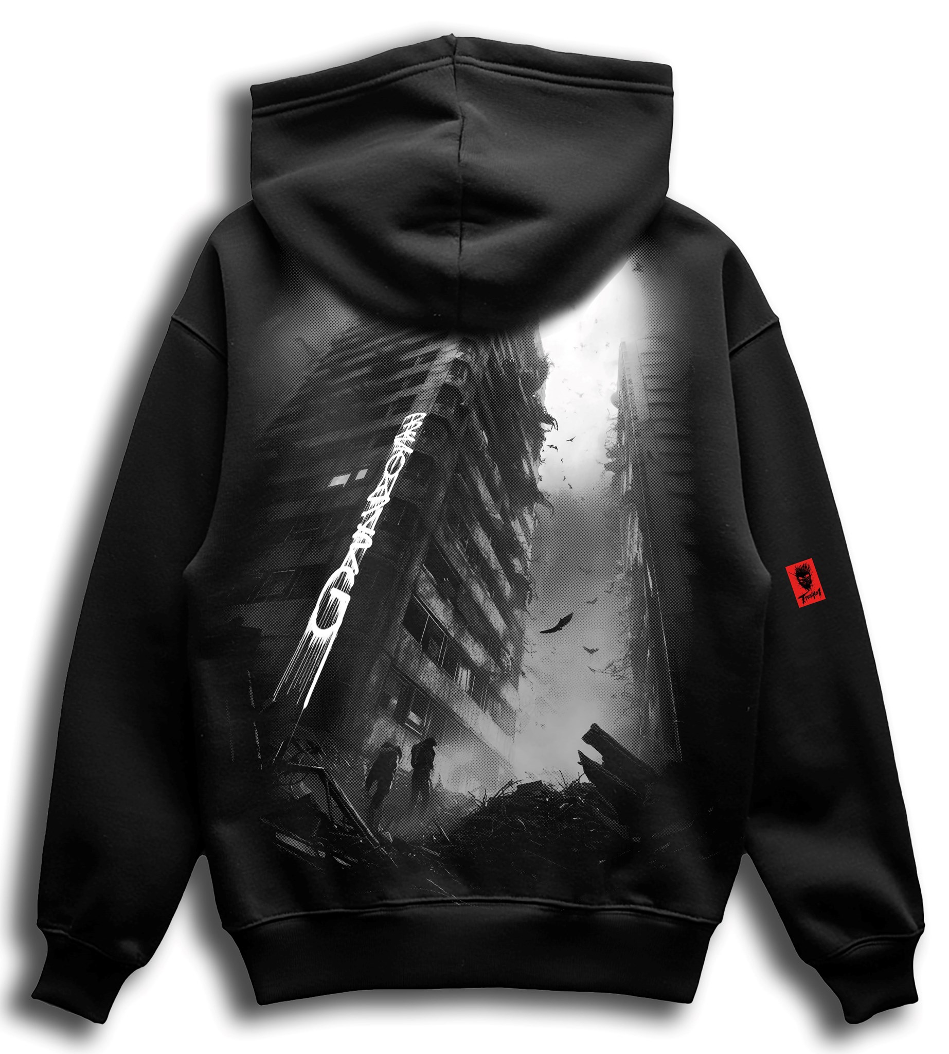 Bild von TRUST NO 1 "Betonsarg" - Hoody [schwarz]